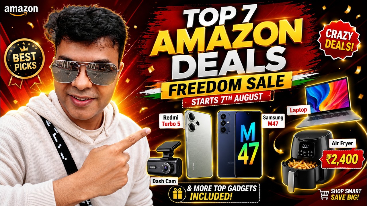 🔥 7 Best Amazon Freedom Day Sale Deals You Shouldn&rsquo;t Miss! 🛍️⚡