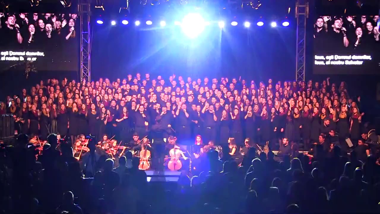 Isus esti Domnul Domnilor   Corul si Orchestra BBSO „M-am Hotarat” 2017