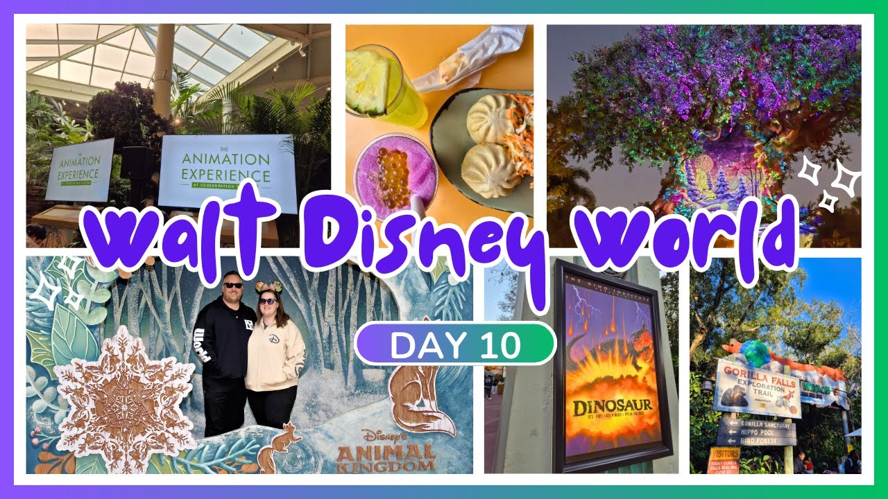 Day 10 - WALT DISNEY WORLD - Shopping 🛍, Animal Kingdom Fun 🌳 & Delicious Snacks 🇺🇲