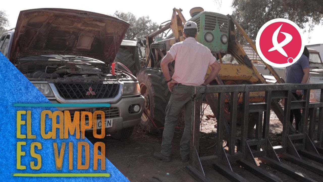 Una avería en el tractor paraliza la jornada de Chabeli y Antonio | El campo es vida