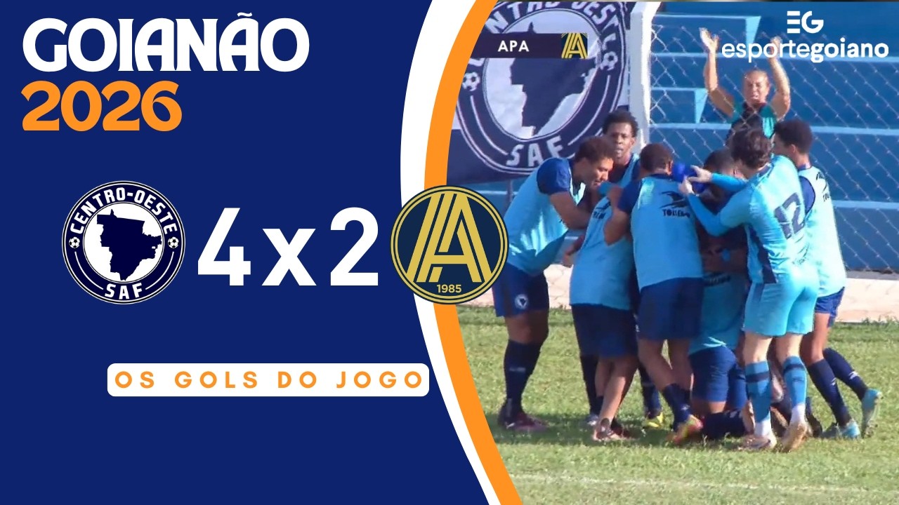 GOLS | CENTRO-OESTE 4X2 APARECIDENSE | GOIAN&Atilde;O 2026