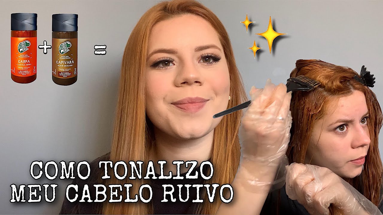 Tonalizando meu cabelo EM CASA com KAMALEÃO COLOR