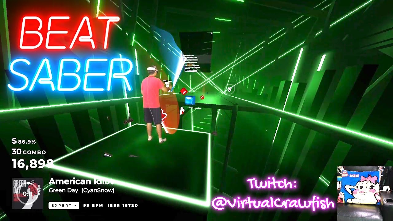 Scoring Green Day Concert Tickets & Rocking Out in Beat Saber VR! #vr #greenday #twitch