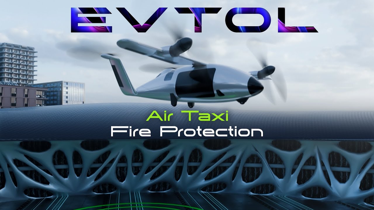 EVTOL - Vertiport Fire Nozzle | Air Taxi Safety | Marsol Technologies