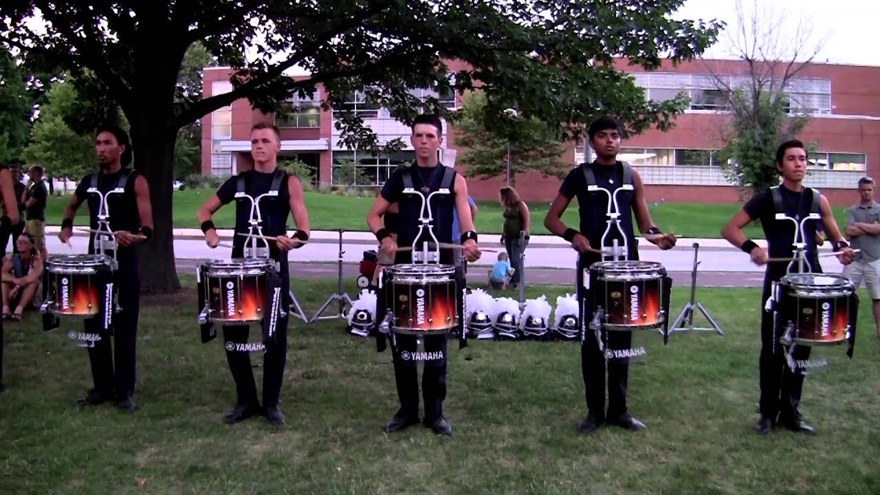 Bluecoats Drumline 2014 - Finals Lot