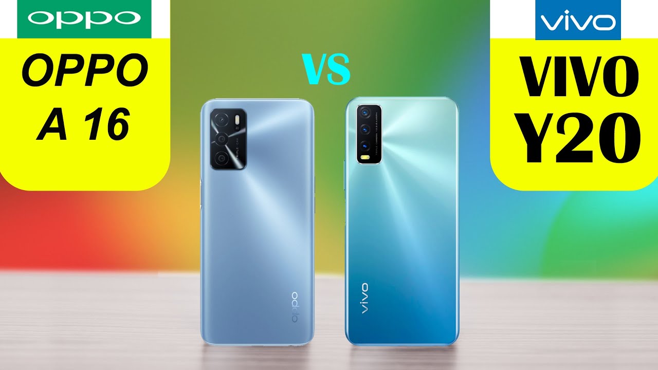 vivo y20 vs oppo a16