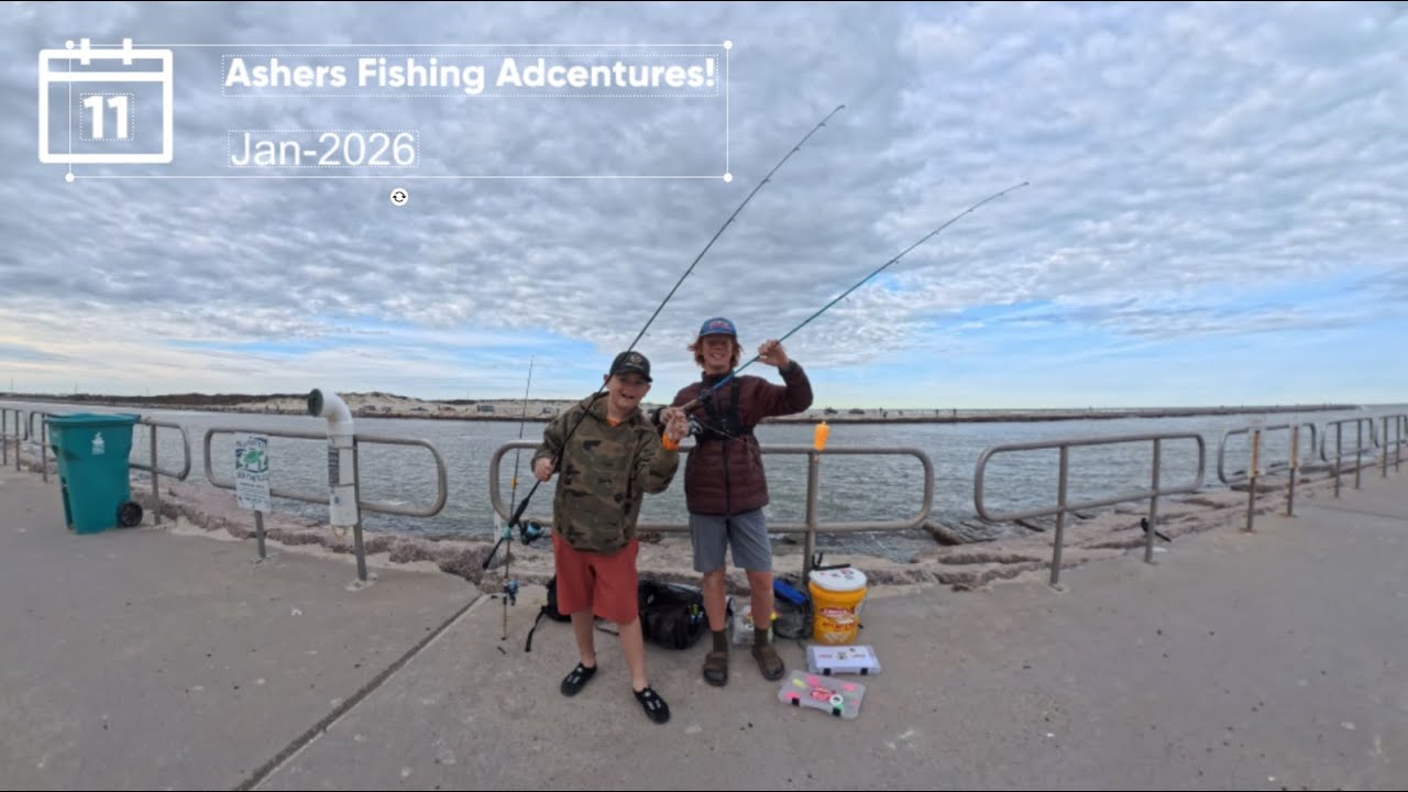Jan 11 Packery Channel Jetty Fishing With Dale