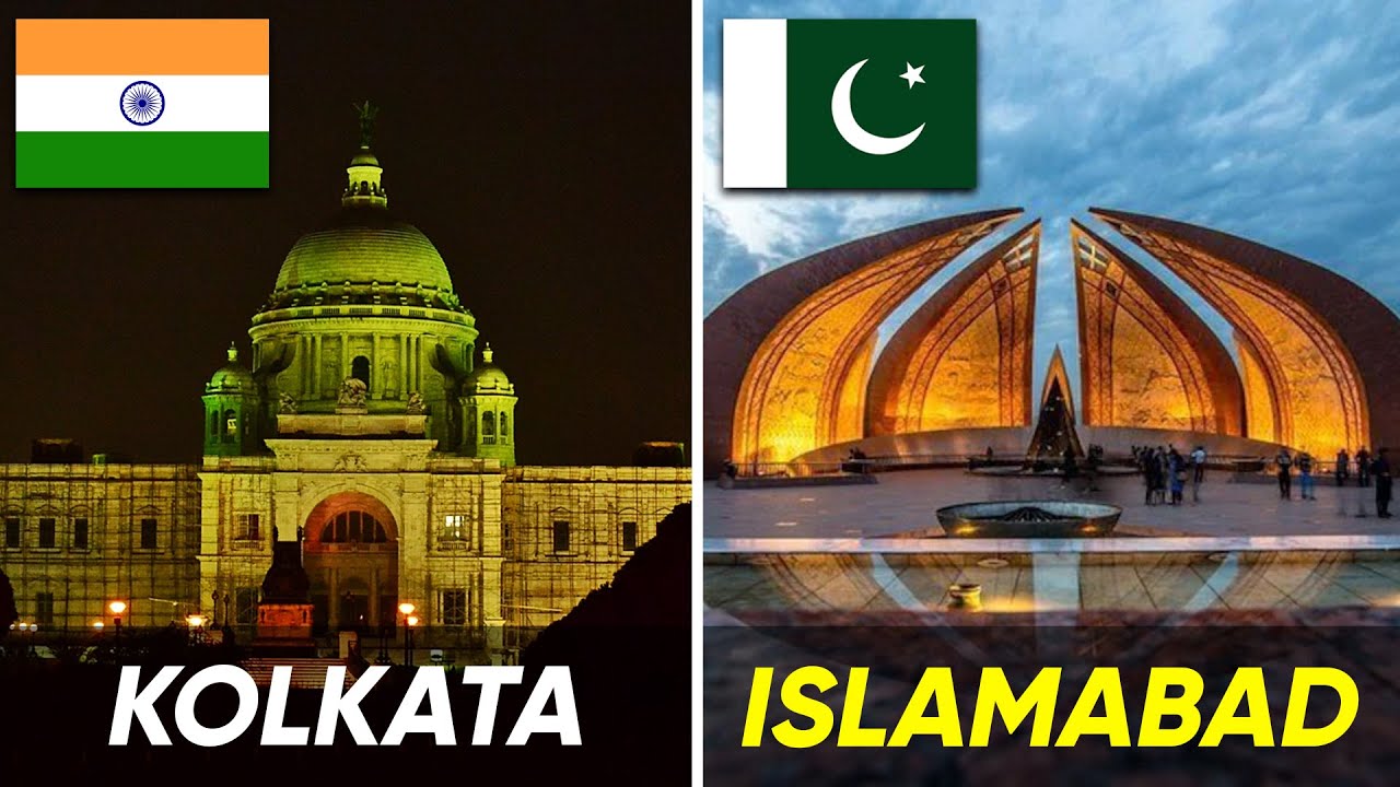 Kolkata vs Islamabad City Comparison | India vs Pakistan | Compare The City