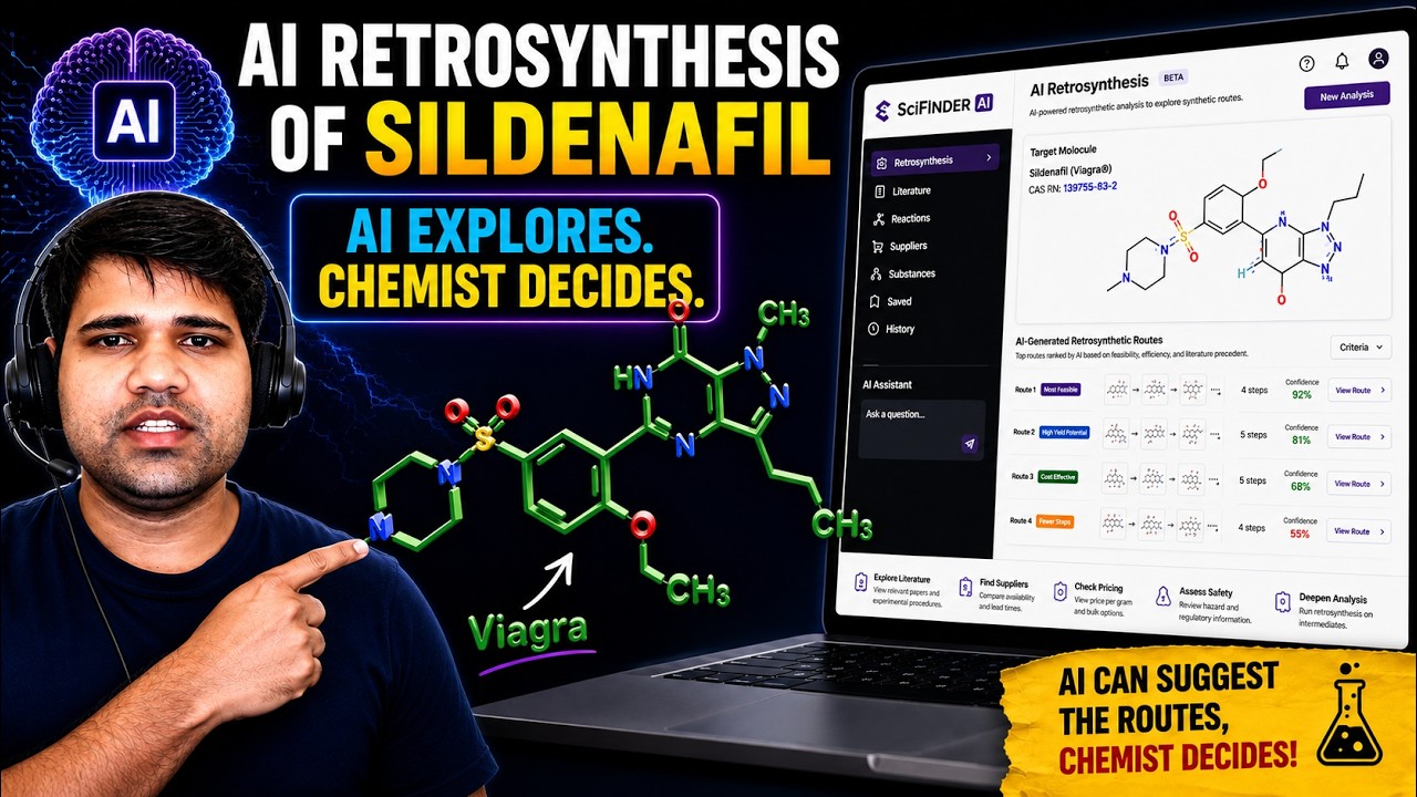 Can AI Replace a Chemist? | SciFinder AI Retrosynthesis of Sildenafil | August 2026