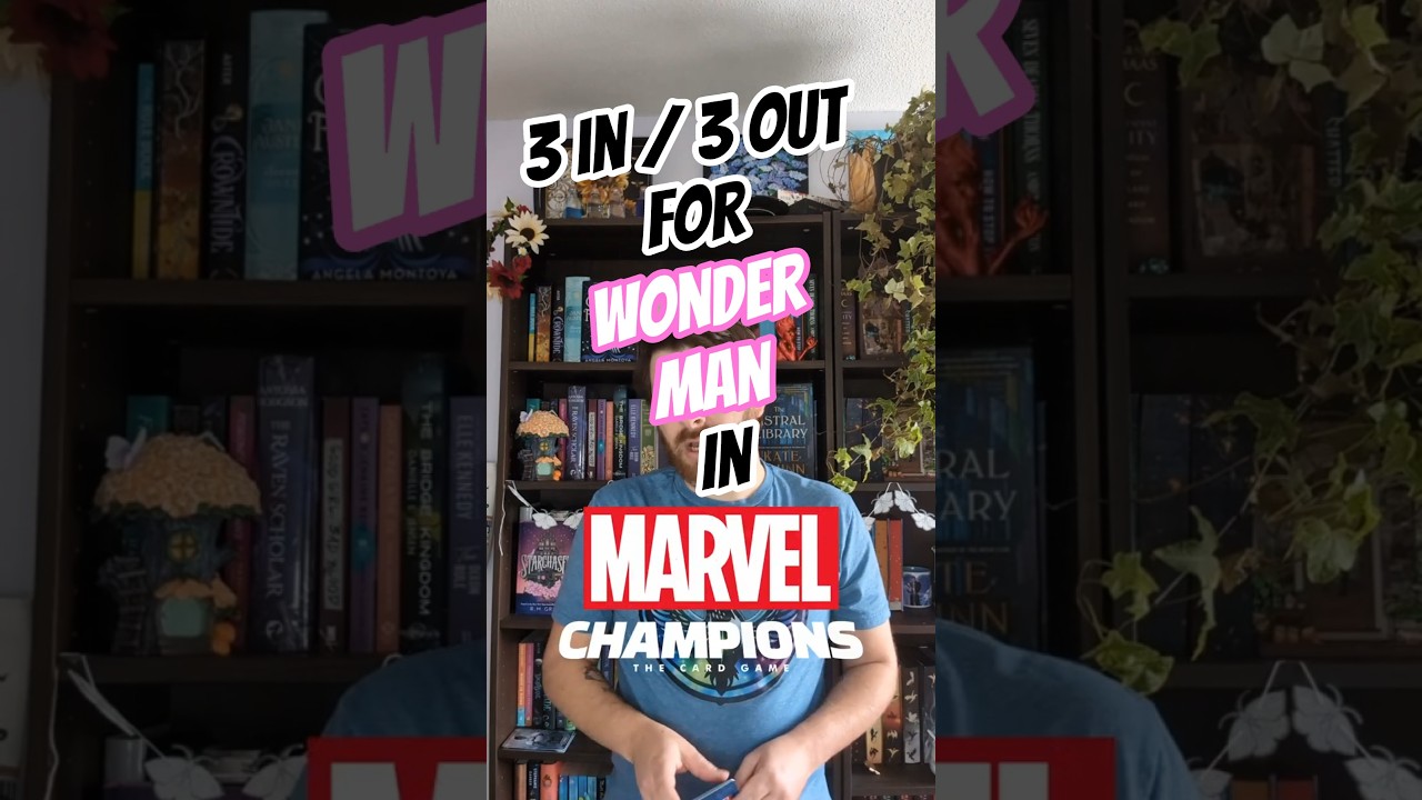3 In/3 Out with the WONDER MAN HERO PACK #marvelchampions #marvel