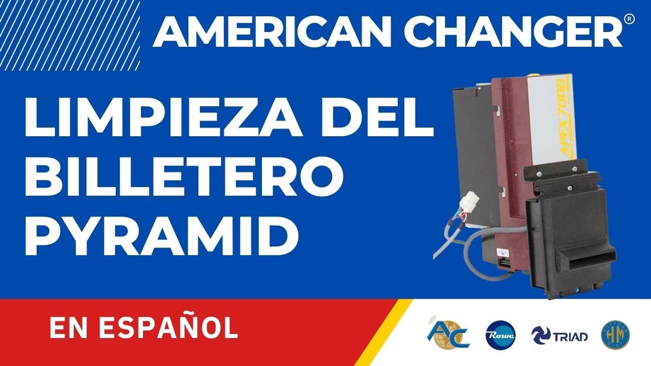 Limpieza del Billetero Pyramid (Cleaning a Pyramid Validator)