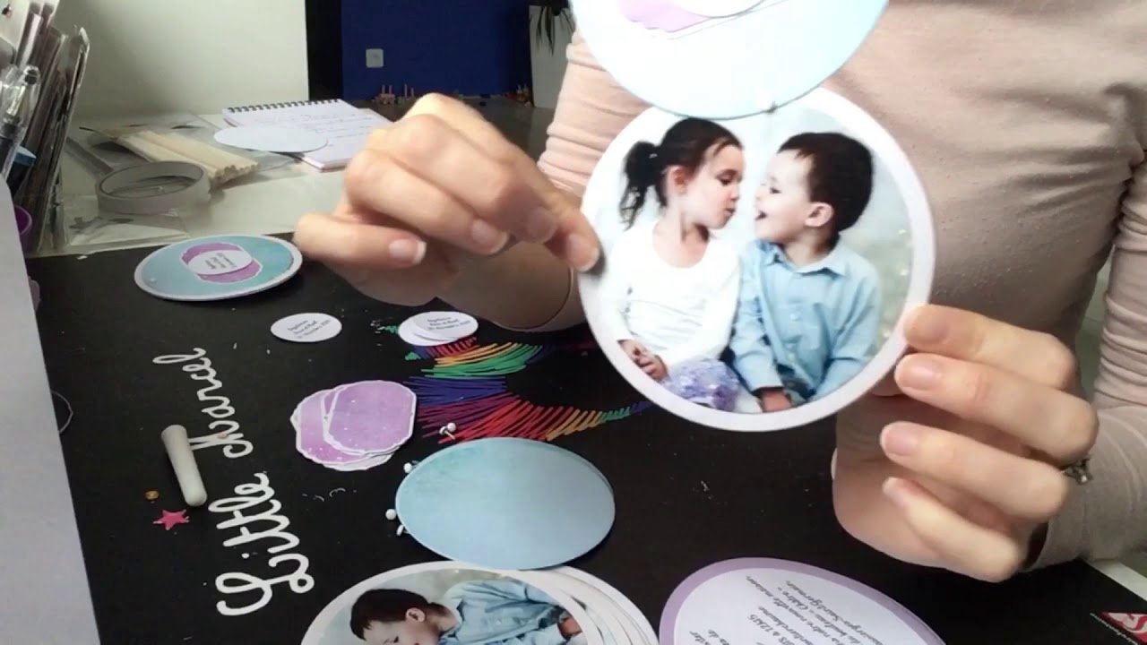 Tutoriel faire-part de baptême 