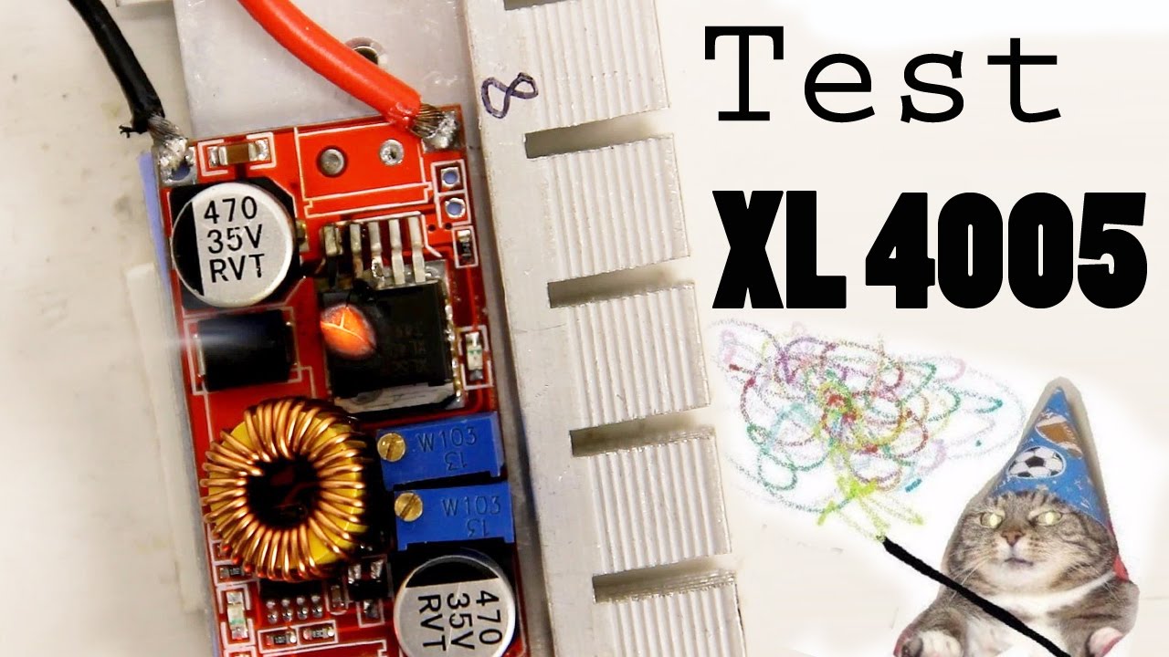 Тест XL4005 почти лабораторный блок питания