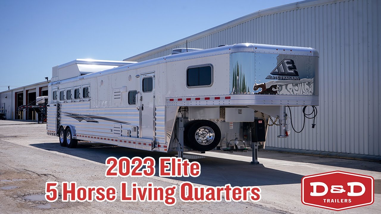 2023 Elite 5 Horse Living Quarters | Stock # 7693