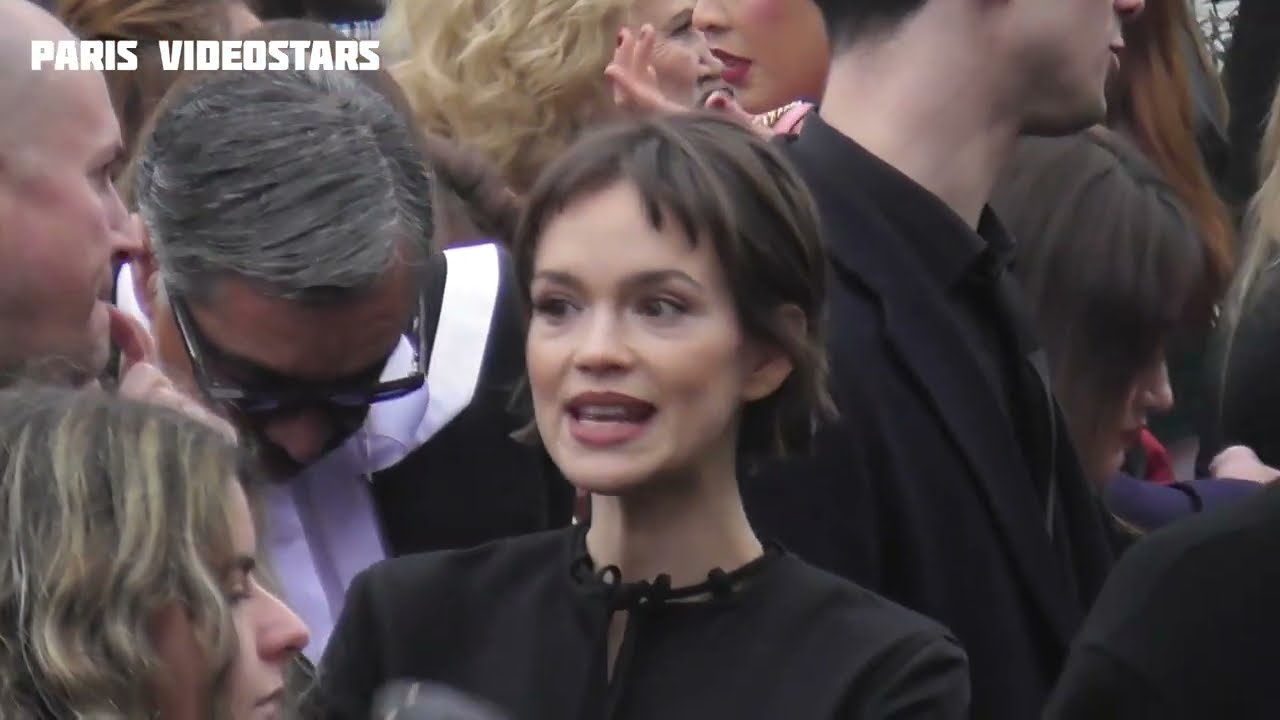 Emilia Sch&uuml;le & Jannis Niew&ouml;hner @ Milan Fashion Week 25 february 2025 show Gucci - Milano