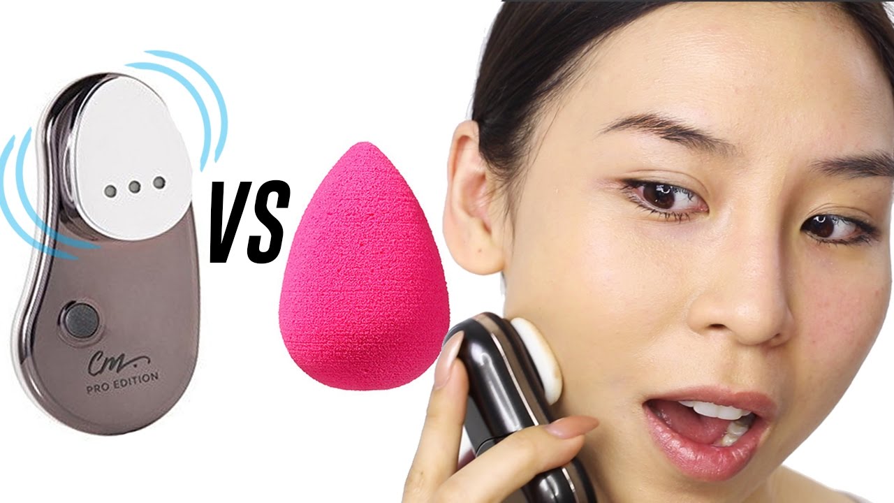 VIBRATING MAKEUP SPONGE VS BEAUTY BLENDER || TINA TRIES IT