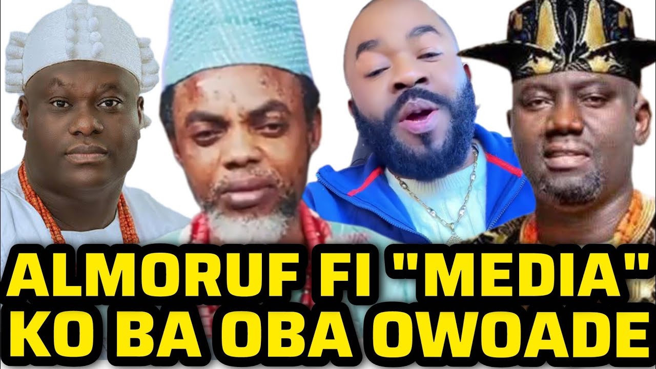 ALMOROOF  FI SOCIAL MEDIA KO BA ALAAFIN OYO. AWON ARA OYO TI KO IWE ESUN SI IJOBA IPINLE OYO.