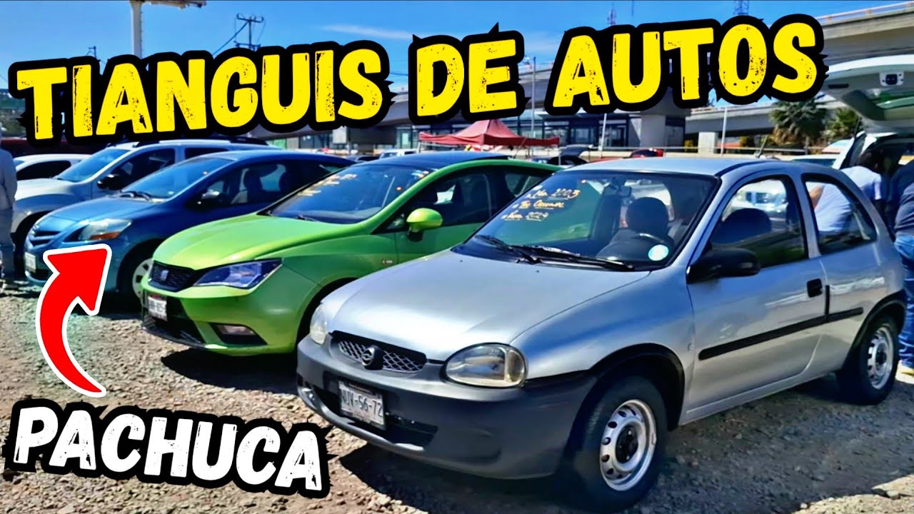 ¿Cuánto cuestan los AUTOS en el tianguis de Pachuca? El más GRANDE de Hidalgo 