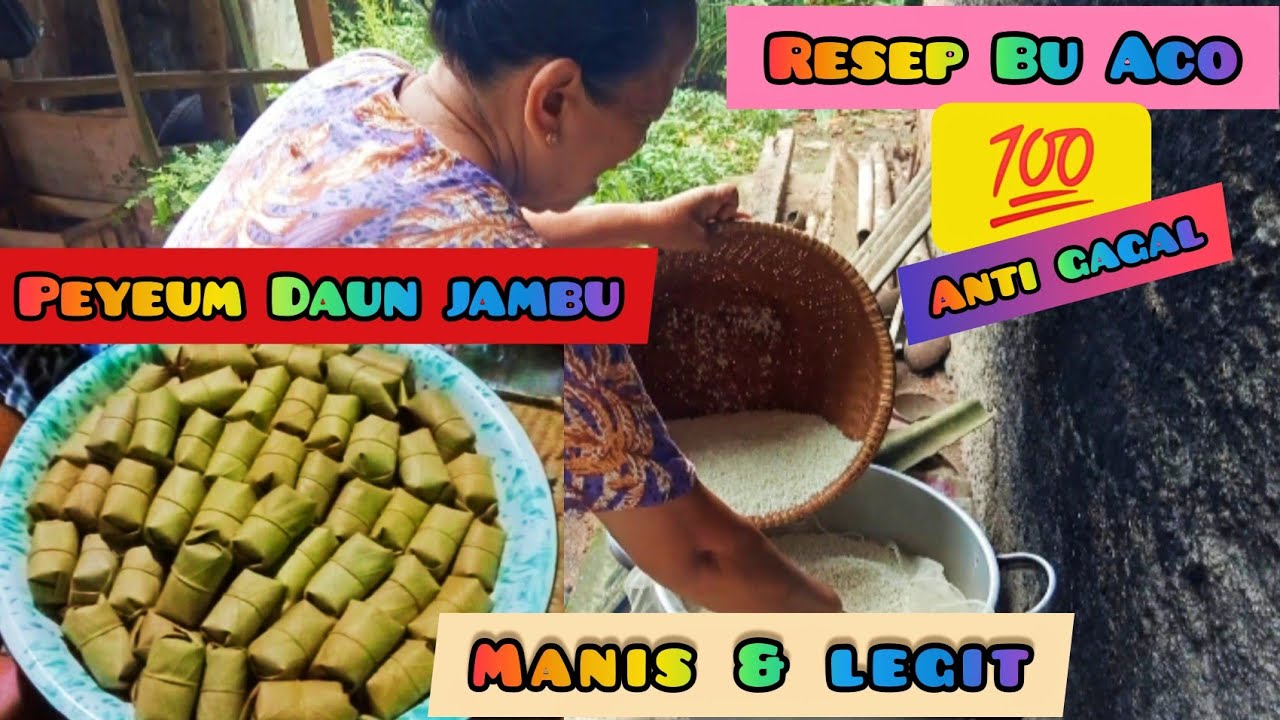Resep tape ketan daun jambu khas Kuningan anti gagal#💯 berhasil