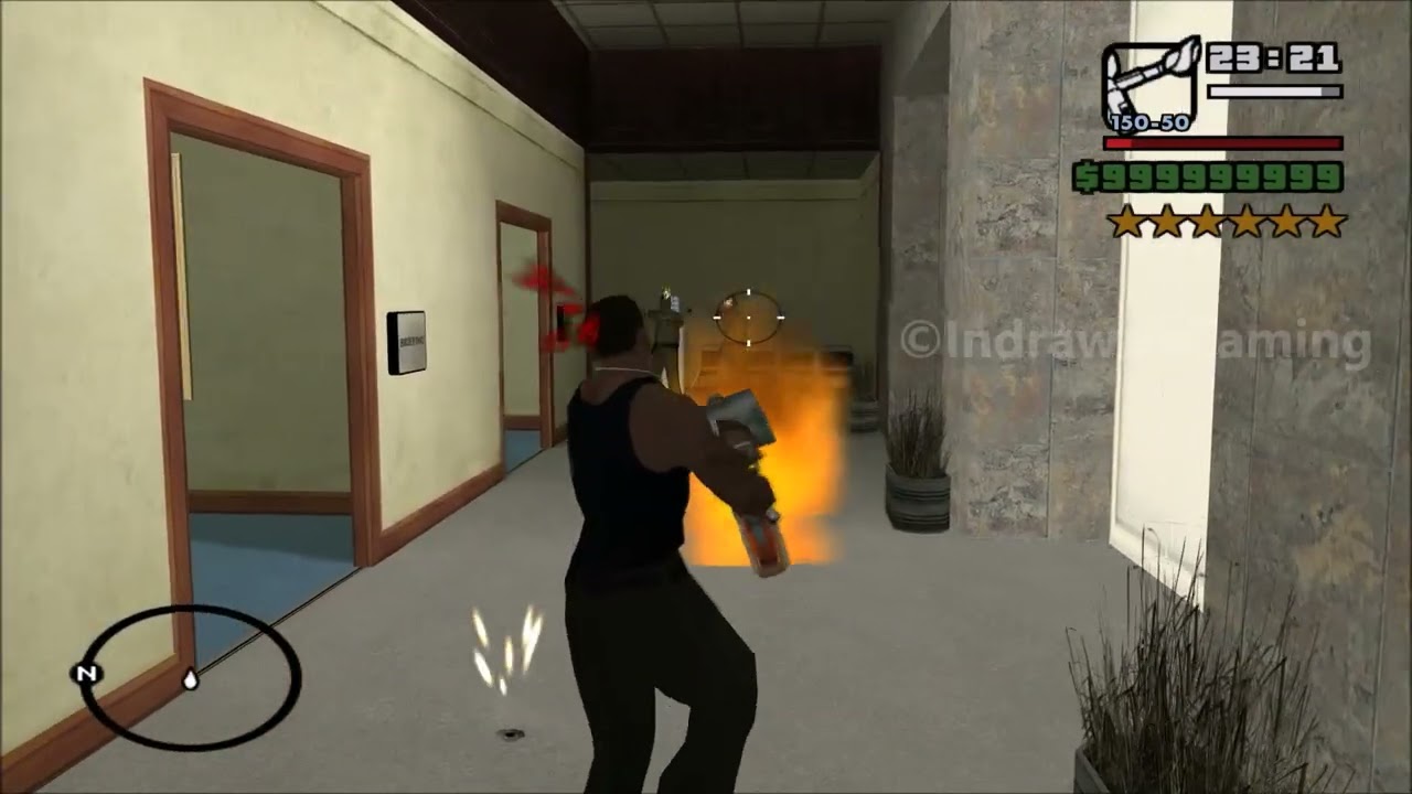 GTA San Andreas - CJ Cooks Everyone in LVPD HQ