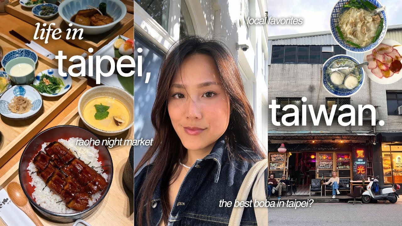 taipei vlog 🇹🇼 | raohe night market, trying every boba spot 🧋 hidden gems & local favorites
