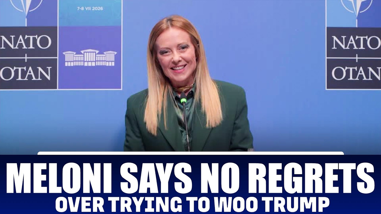 WATCH: Italian Prime Minister Meloni says no regrets over trying to woo Trump | NATO Summit | USA