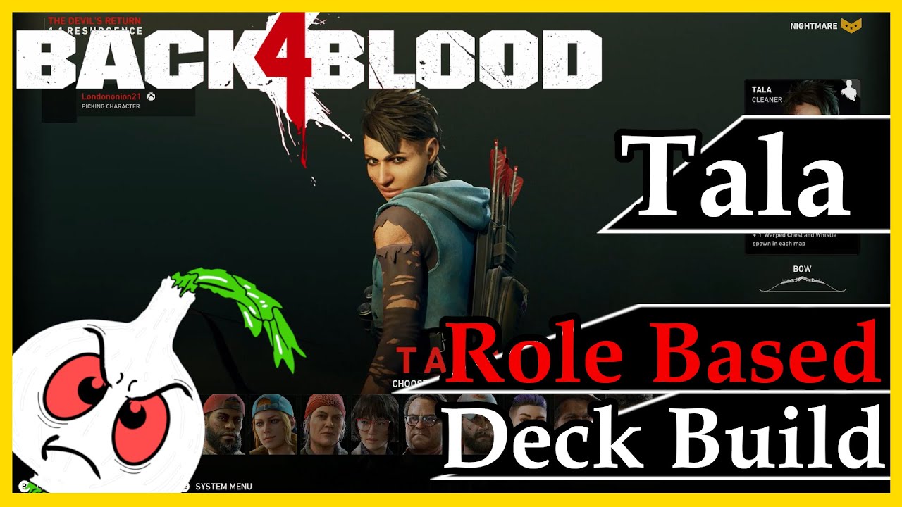 Back 4 Blood: A ROLE BASED DECK BUILD FOR TALA// SKILL ANALYSIS