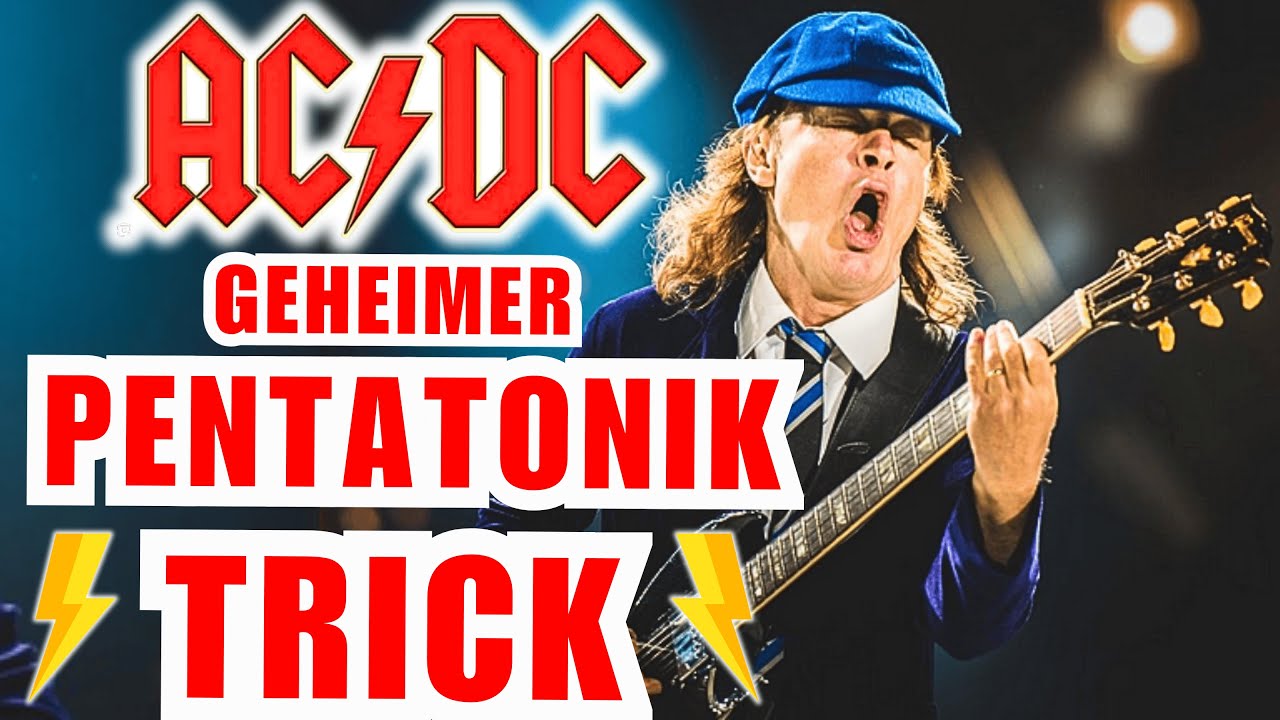 🔥AC/DC geheimer Pentatonik Trick – einfach erklärt! 🎸🤘