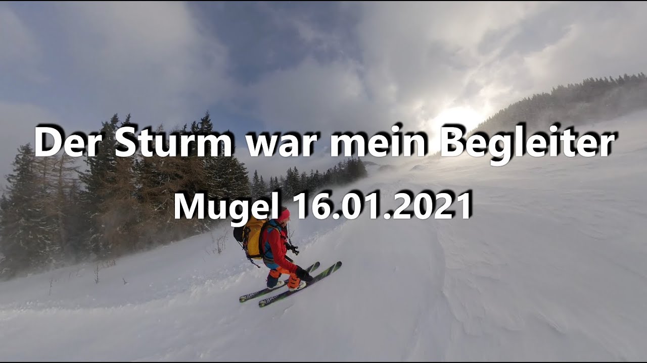 Der Sturm war mein Begleiter! Mugel bei stürmischen Bedingungen!