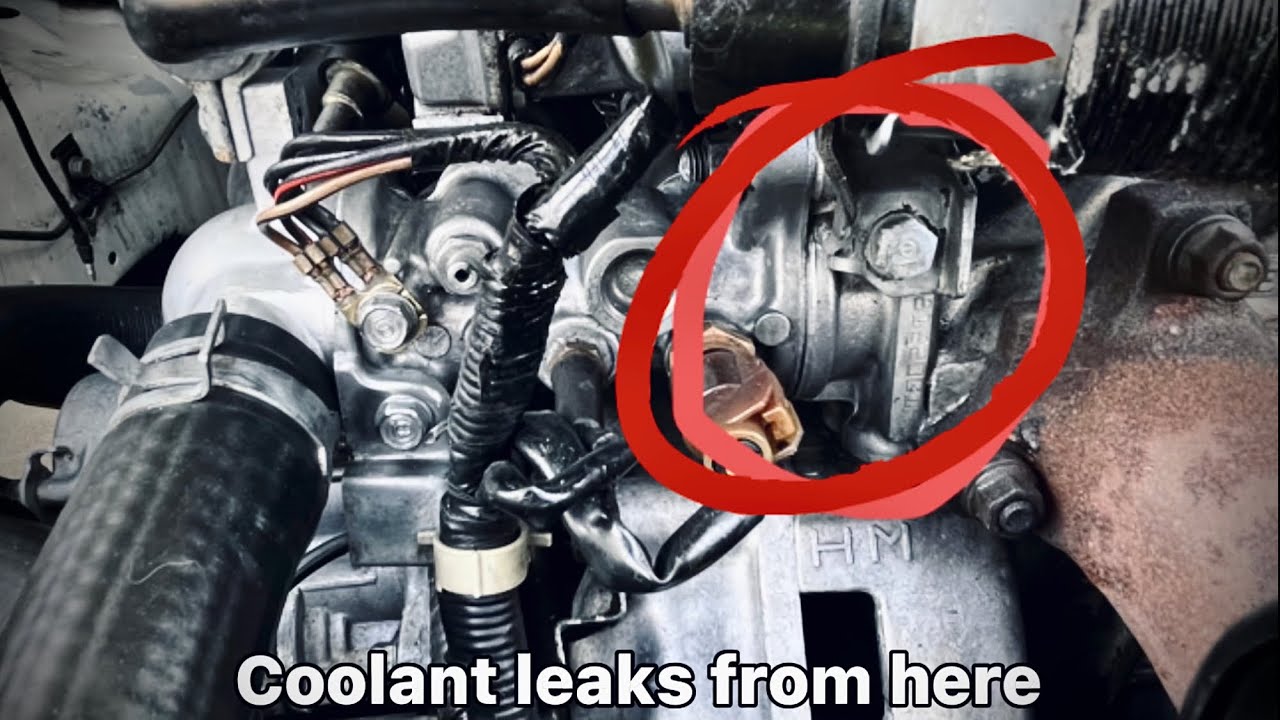 87-91 Honda 3Gen Prelude - (fixed) Coolant leaking｜thermostat gasket