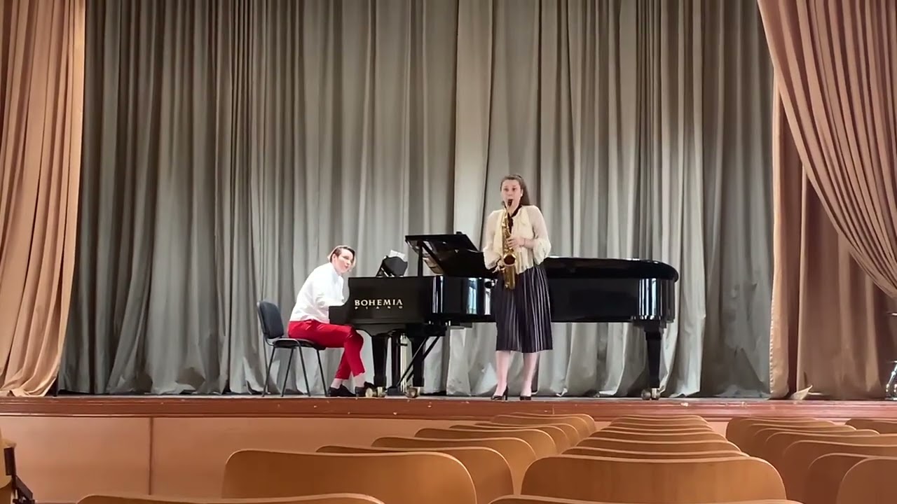 Solo de concours du Conservatoire - Genin. Sofia Dovhal saxophone