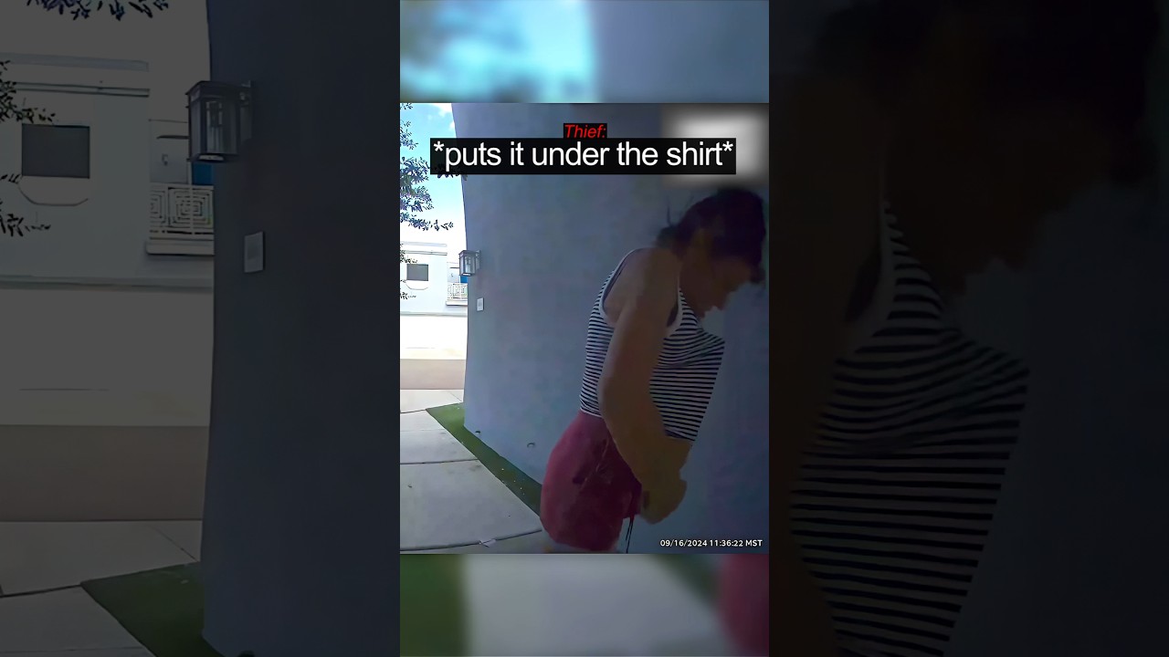 Delusional Thief Caught On Camera