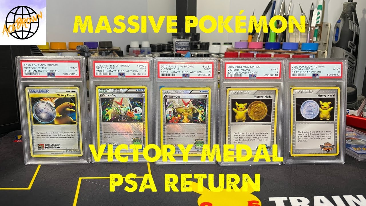 Massive Pokémon Victory Medal PSA Return!