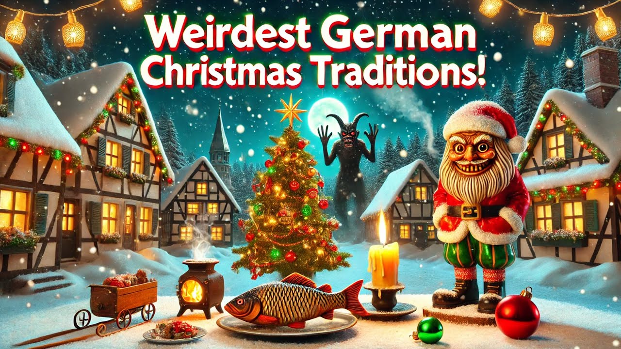 Weirdest German Christmas Traditions ❓ From Tree Praises to Krampus!