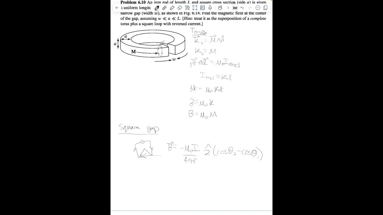 Griffiths&rsquo; EM Problem 6.10