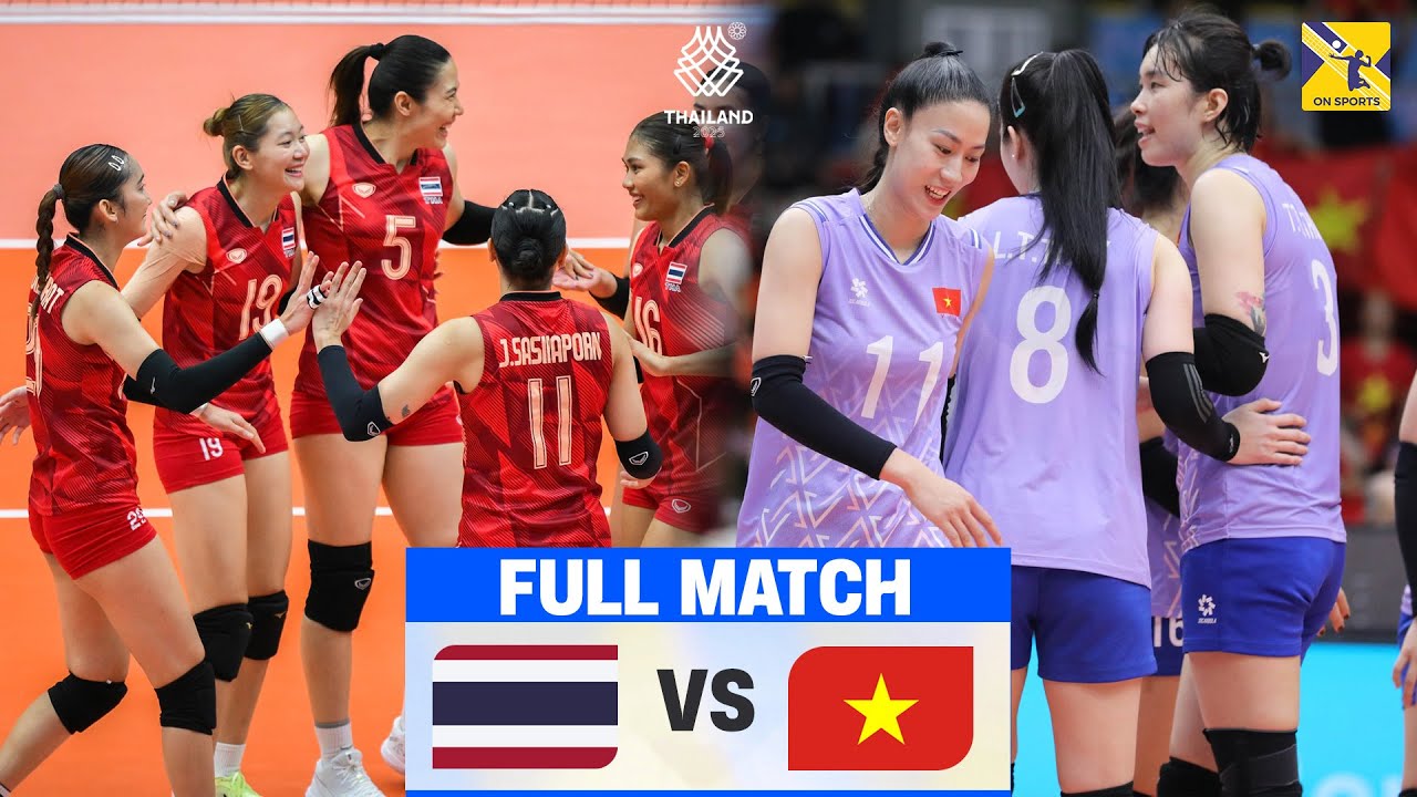FULL HD | THÁI LAN vs VIỆT NAM | Không Bích Tuyền, Thanh Thúy gánh team rực cháy trươc người Thái