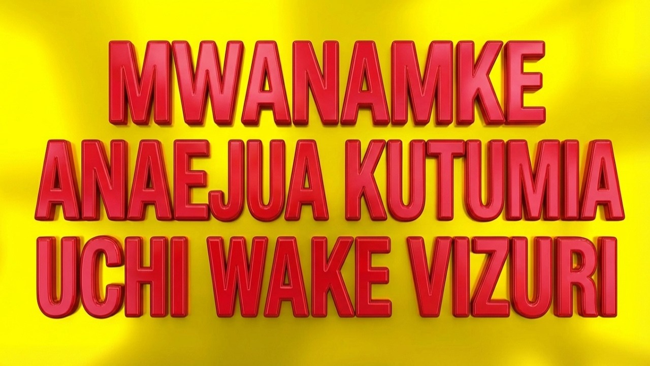 MWANAMKE ANAPASWA AFANYE HAYA DUDDU LA MUMEWE LIKIWA NDANI UKKENNI LINACHEZA