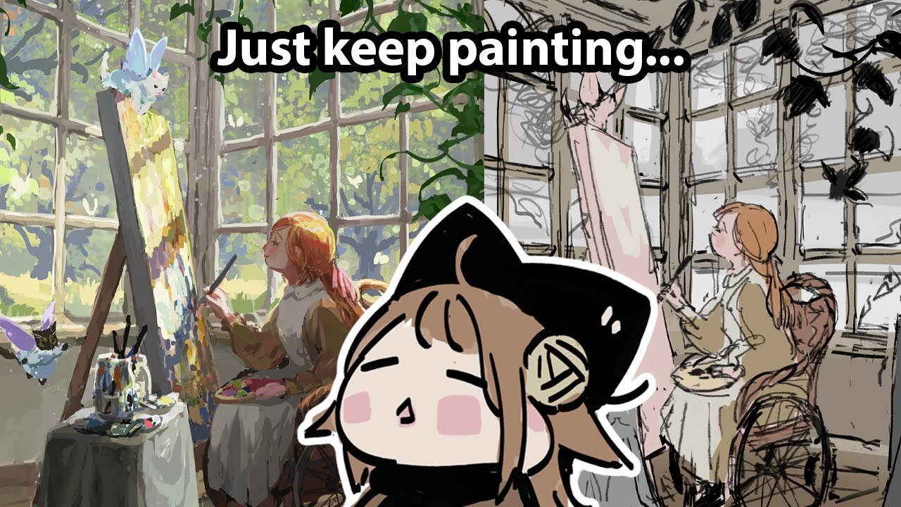 【DRAWING】 Just painting 【Tabby Ragtan🧶】