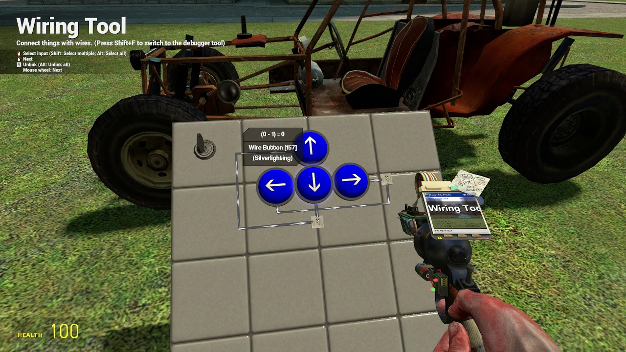 Garry's Mod Wire Tutorial #3 Making a remote controlled jeep with a Vehicle Controller