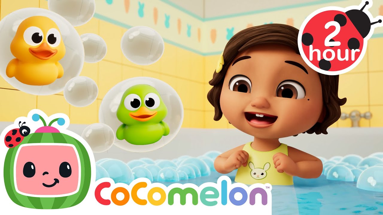 Rubber Duckie Song – Bright Yellow Splash | CoComelon Nursery Rhymes