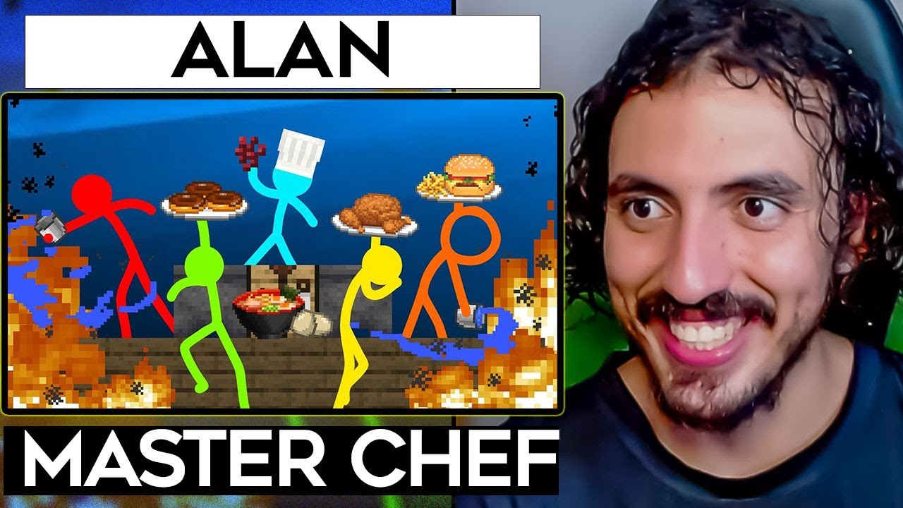 The Chef - Animation vs. Minecraft Shorts Ep 32 - Alan Becker | Leozin React