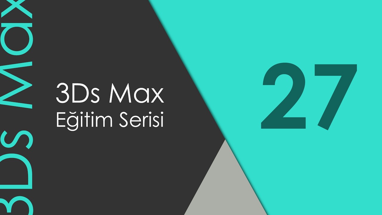3Ds Max Eğitim Serisi | Splines & Sweep ile Süpürgelik modelliyoruz