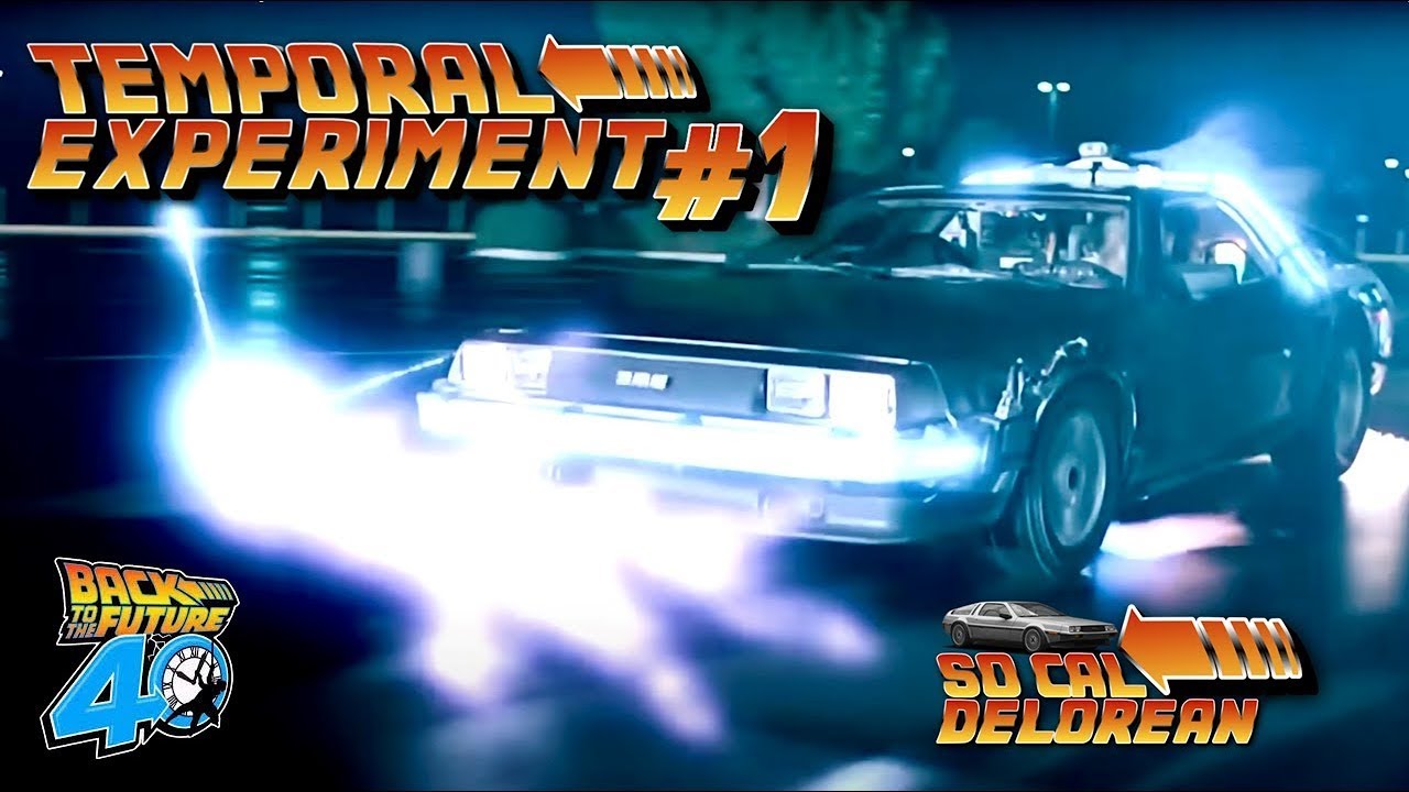 Back to the Future 40th Twin Pines Mall DeLorean Event was HEAVY