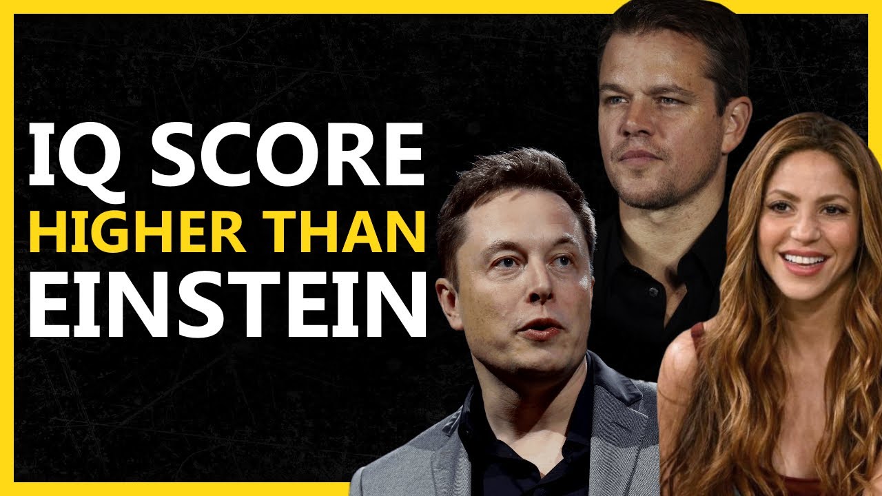 20 Celebrities with INSANE high IQ SCORE