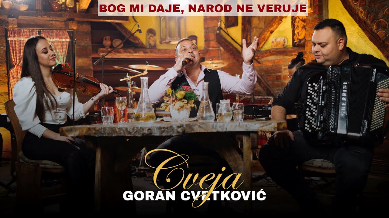 Goran Cvetkovic Cveja i ork. Vlade Vrcinca - Bog mi daje narod ne veruje (Uzivo)