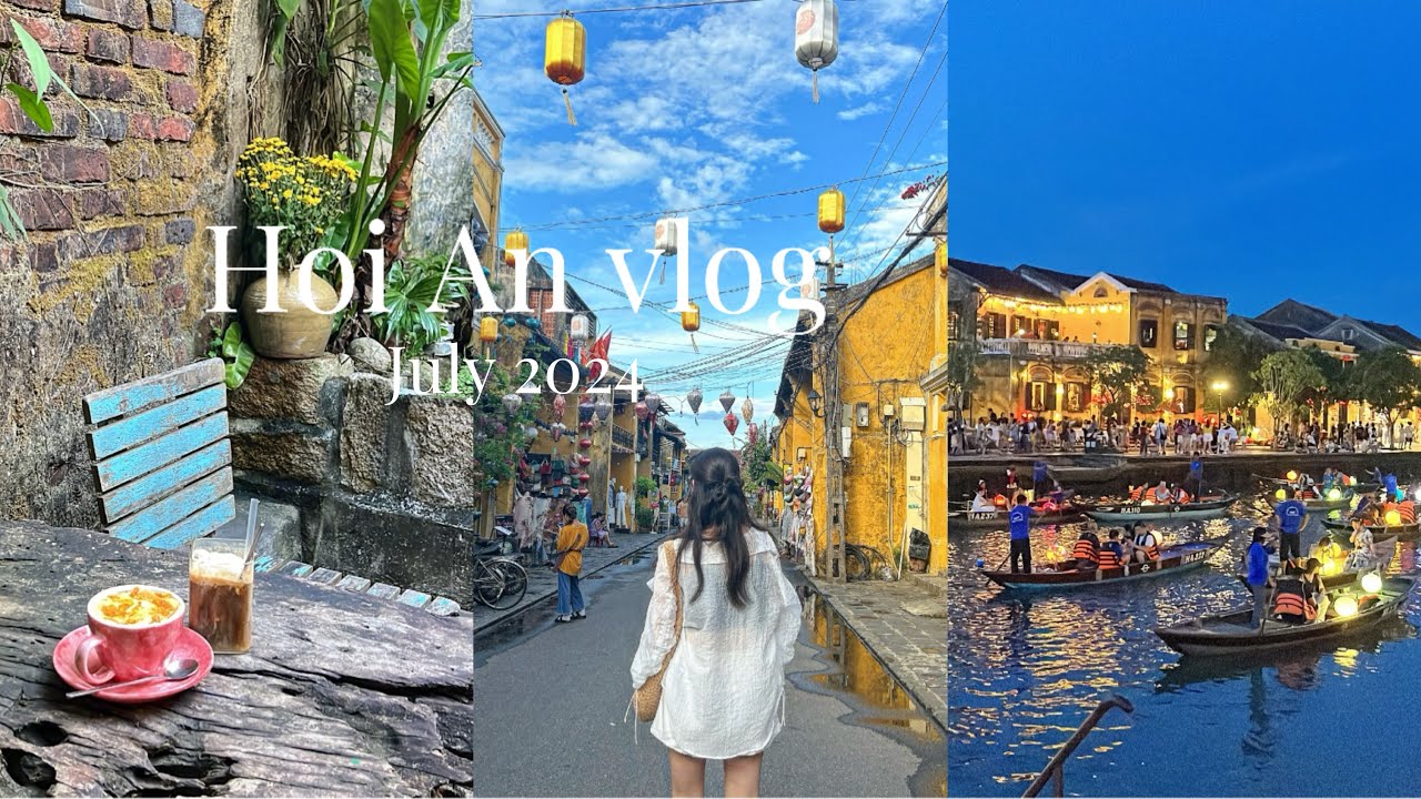 【ベトナムvlog】ホイアン旧市街へ🪷｜ランタンの街でおしゃれカフェ巡り🕊𓈒𓏸︎︎︎︎｜Hoi An, Vietnam