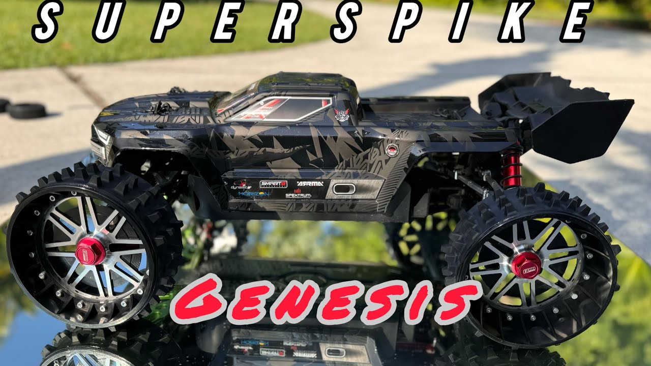 Aggressive AF 🔥🔥GENESIS foamless 3” wheels on Kraton 12S POWER #rc #arrma