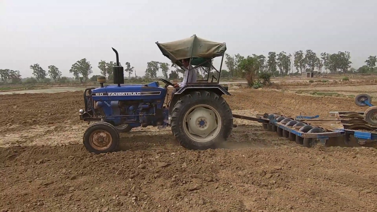 Farmtrac 60 tractor average 11 litter in 1 hoaur with 8X8 disc