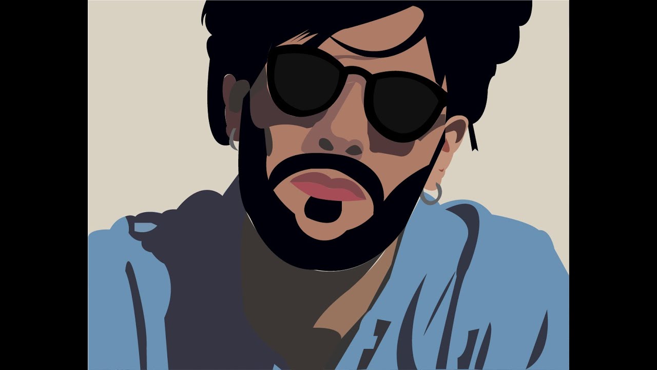 amazing men vector portrait (Adobe illustrator)