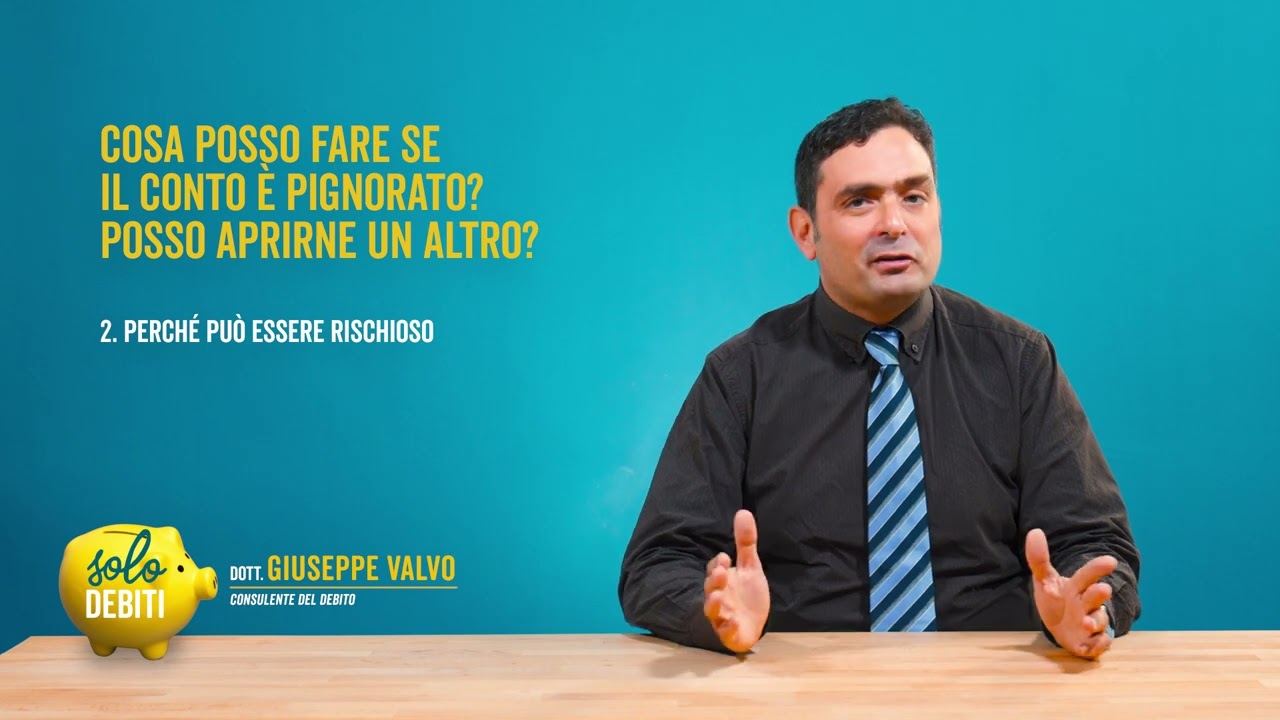 Cosa posso fare se il conto è pignorato? Posso aprirne un altro?